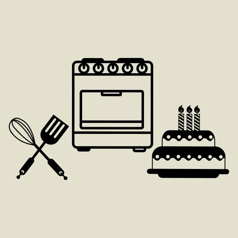 Backe einen Kuchen