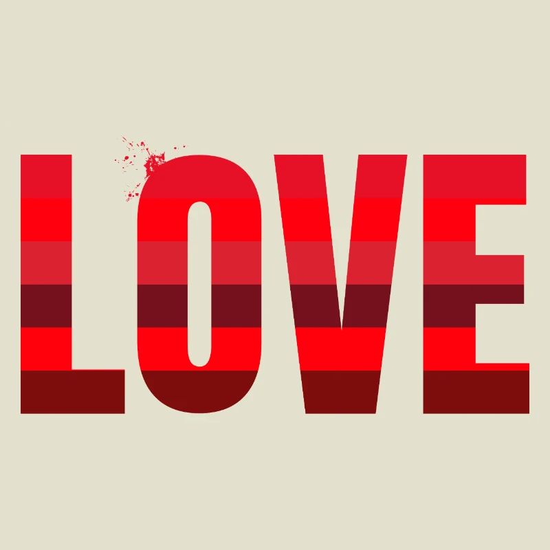 Love in Red Stripe Design