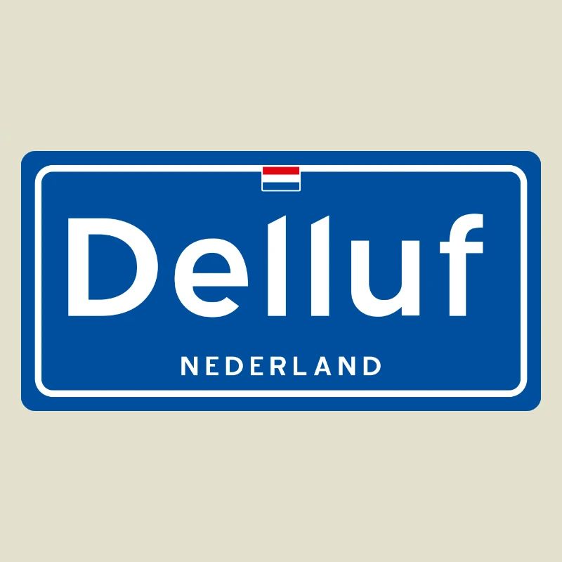 Ortsschild Delluf (Delft)