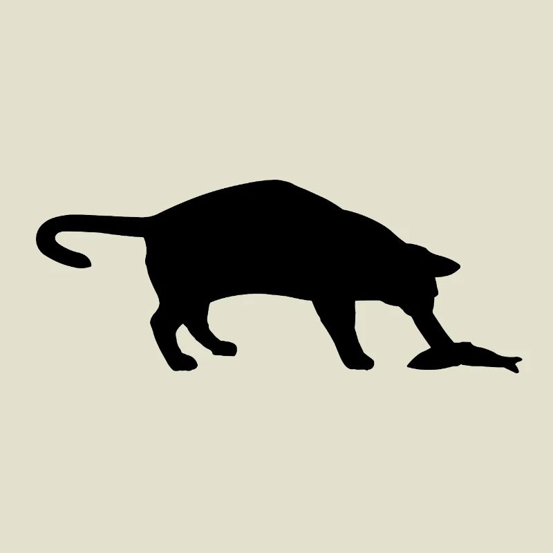 Cat and fish