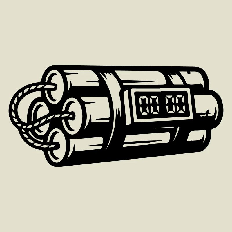 Bombe à retardement Dynamite explosive
