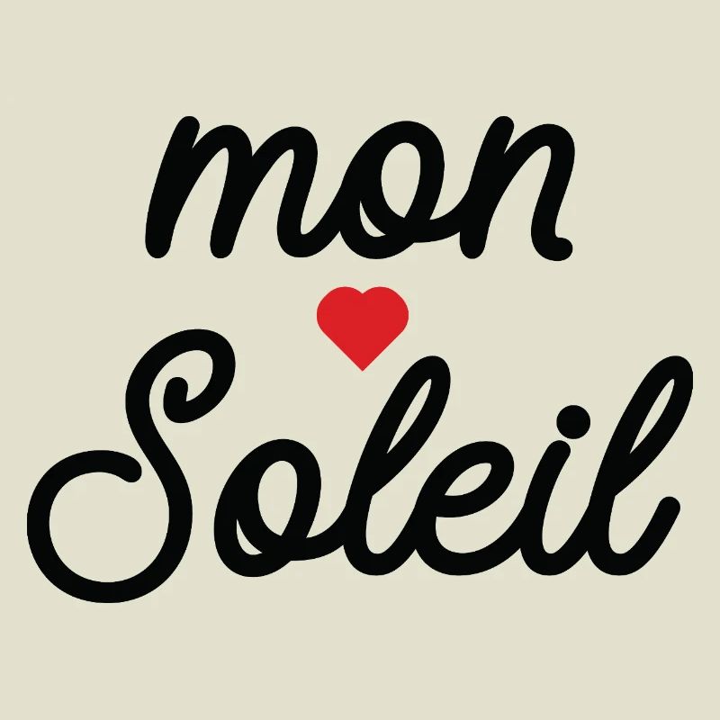 Mon Soleil cœur en Script