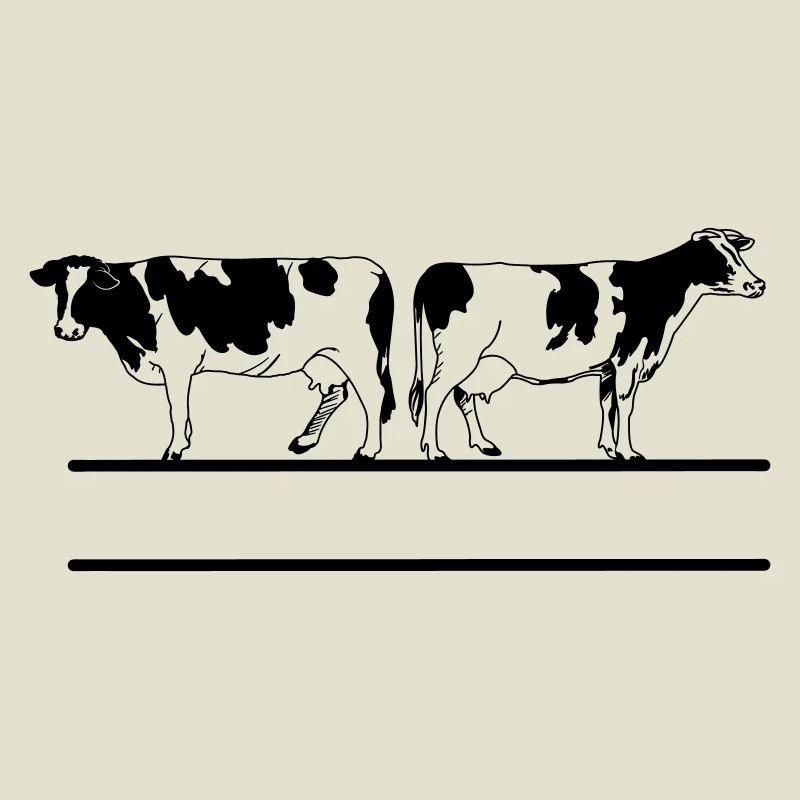 Kuhmonogramm transparent