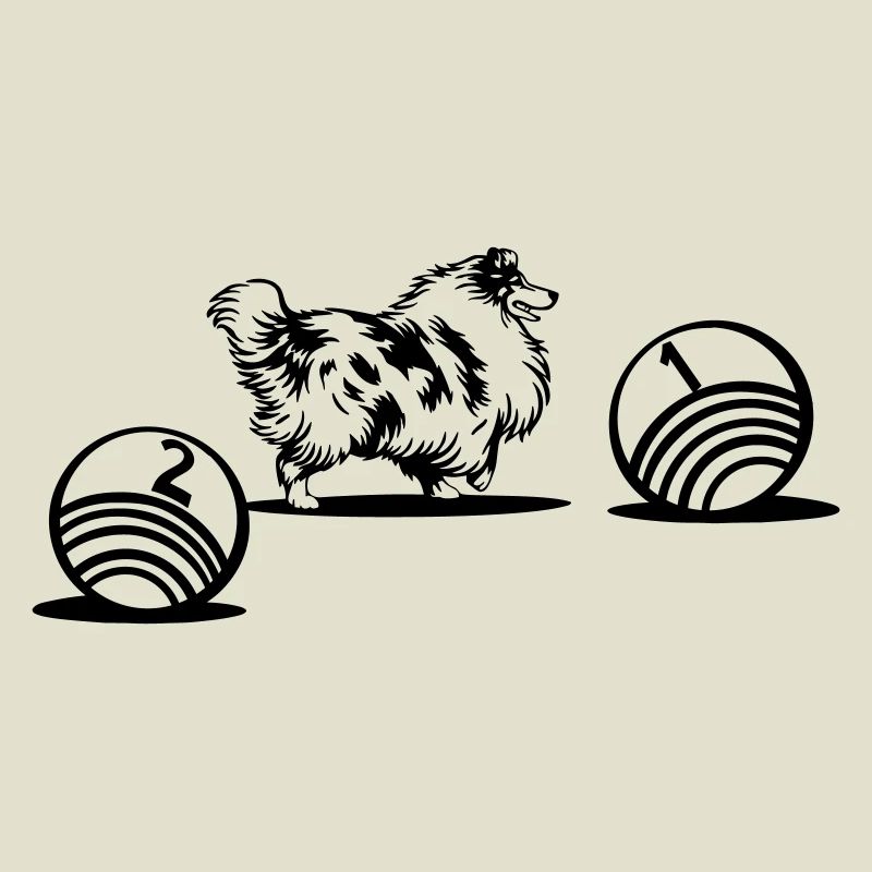 Long-haired Collie Driftball Sport (dyeable)