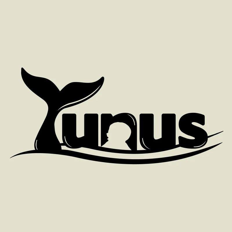 Yunus Logo Dolphin Design – Minimalist