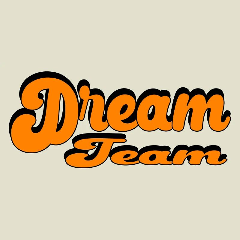 Dream Team Retro Style Design