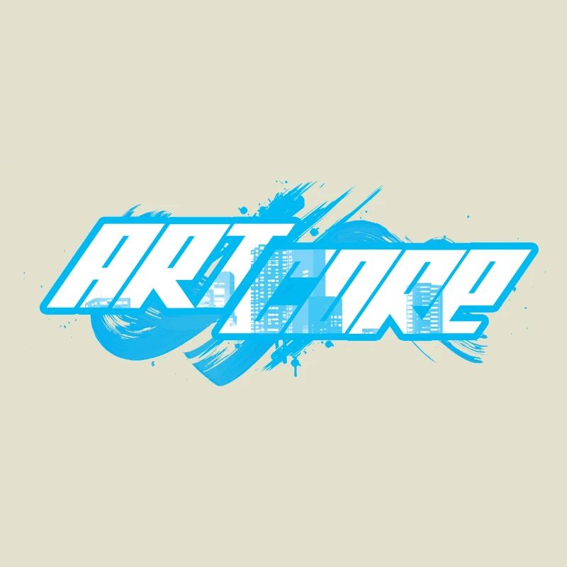 ArtCore graffiti Blue Splash pun Hardcore