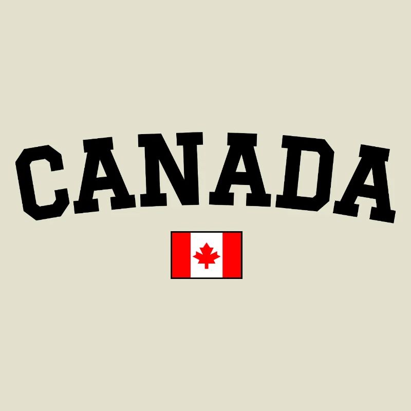Drapeau du Canada Noir