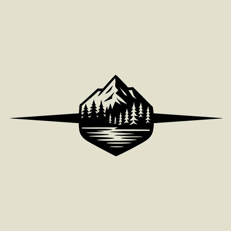Berge Symbol Linie