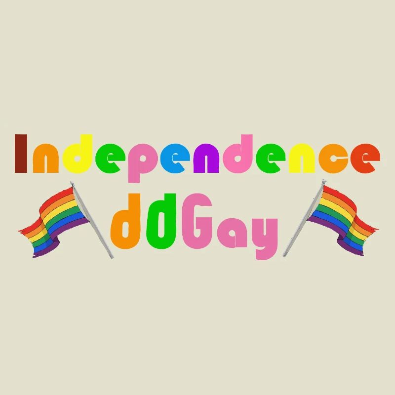 Unabhängigkeit Schwuler Regenbogen