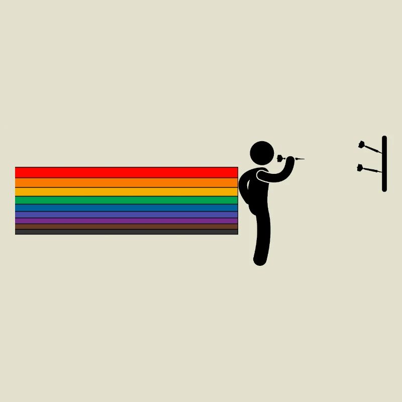 Rainbow Darter – Throw with Pride