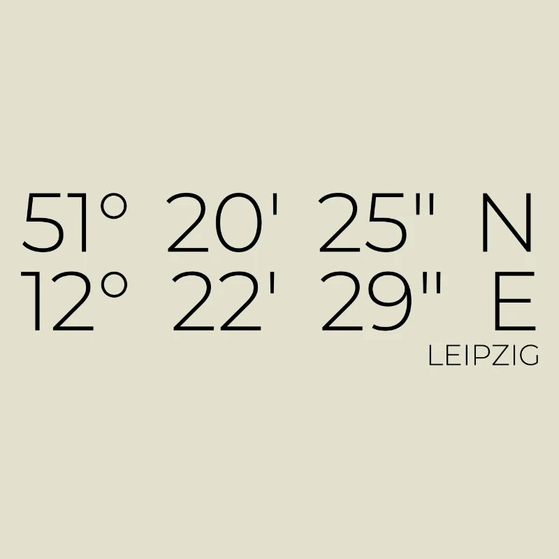 Coordinates Leipzig