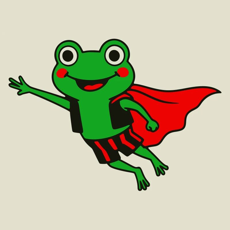 Froschheld im Cape