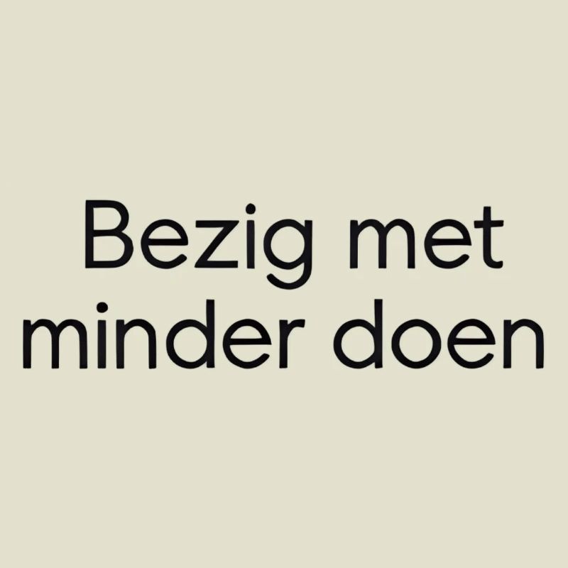 Doing less – Trendy Text Design