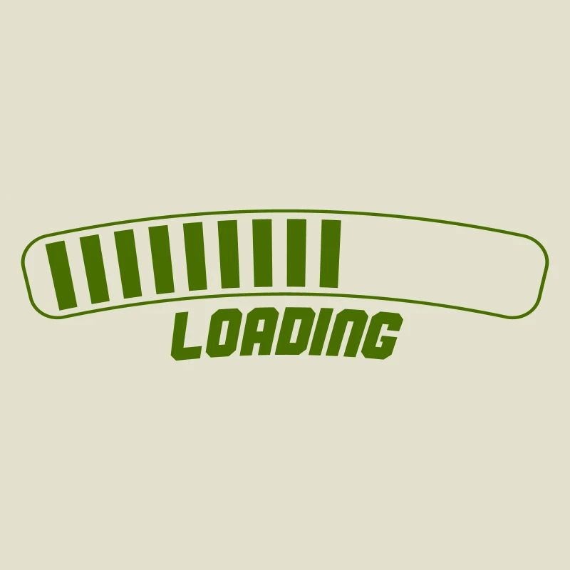 Retro Loading Screen Green