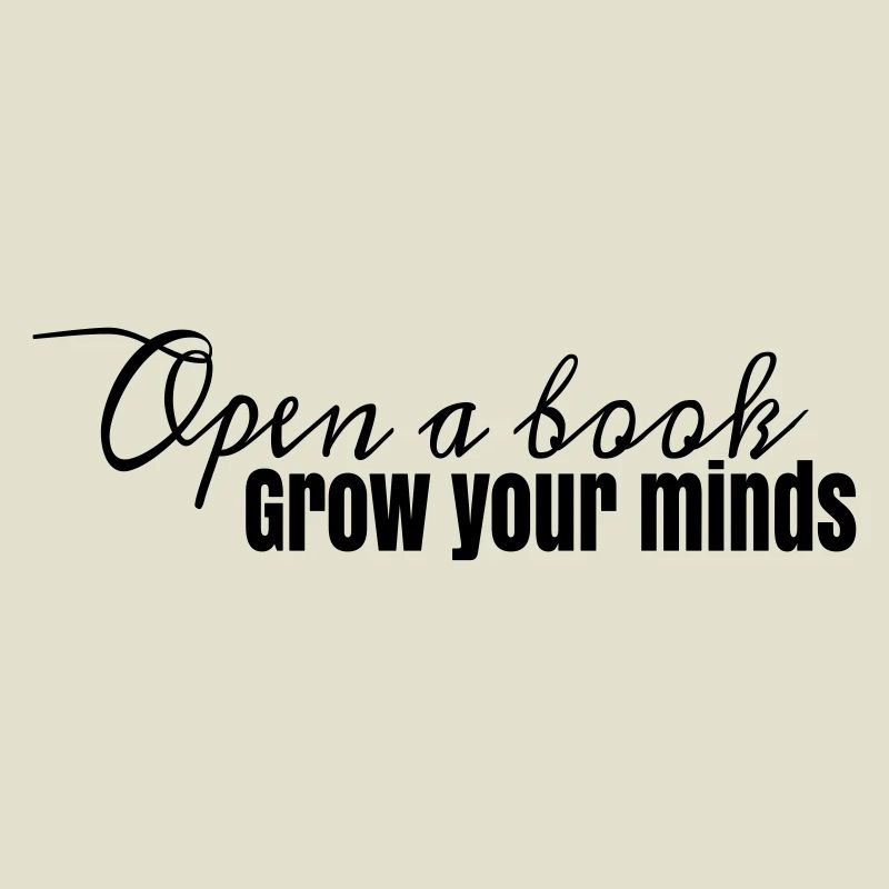 Buchdesign Open A Book, grow your minds