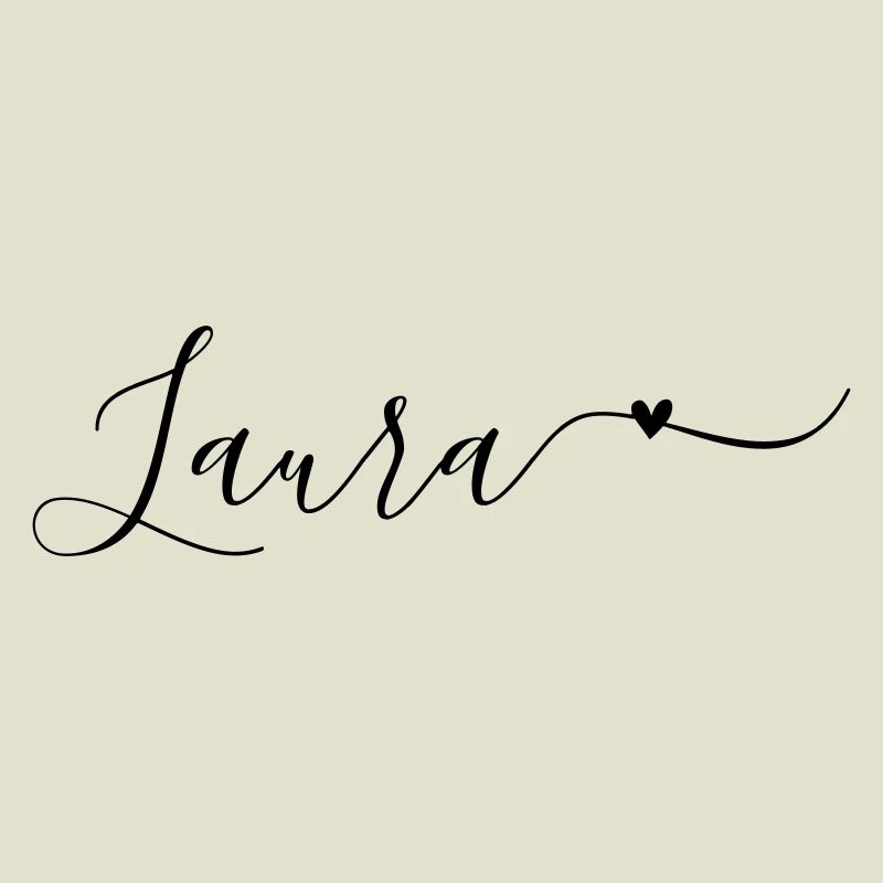 Laura Name First Name Decorative