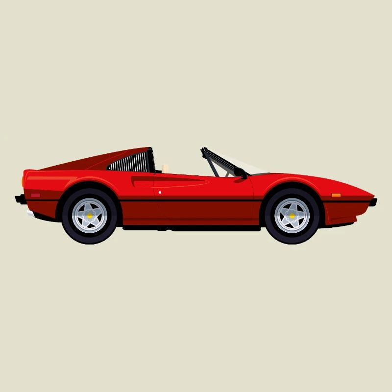 VOITURE DE SPORT ROUGE
