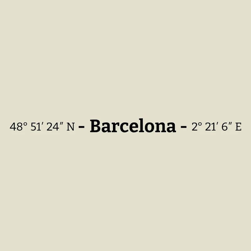 Coordonnées Barcelone