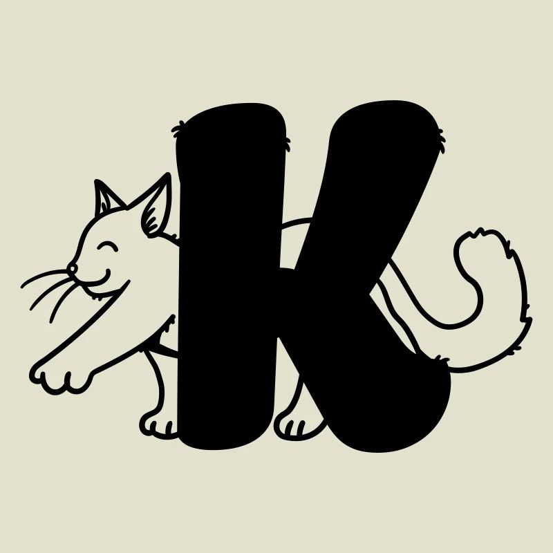 Lettre K chat