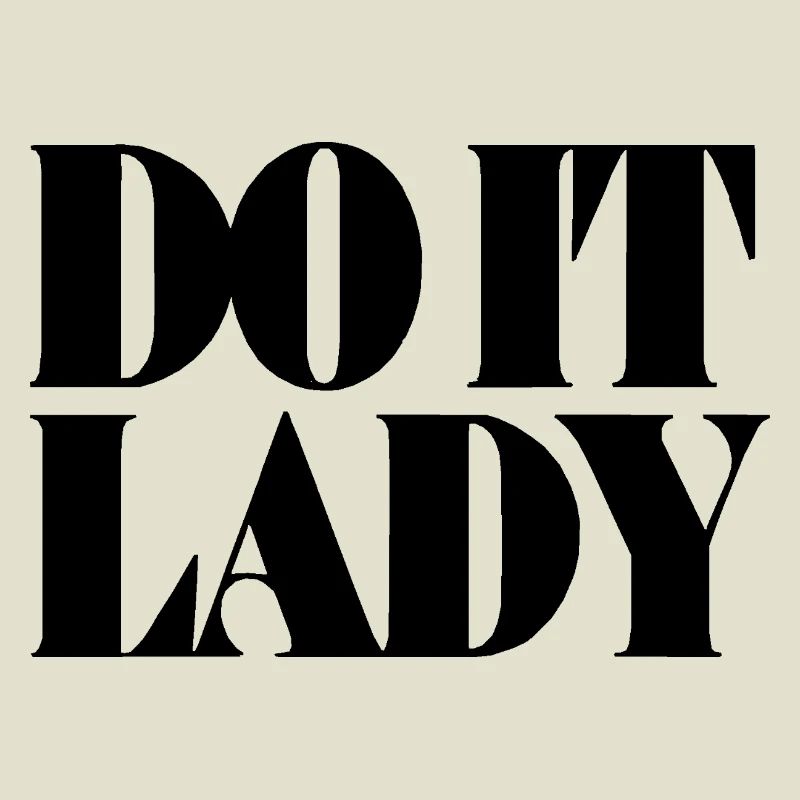 do it lady - schwarz