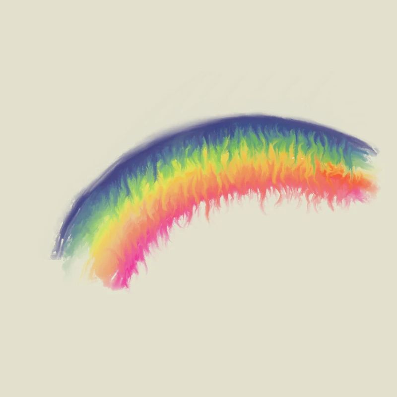 Regenbogen Pinselbogen