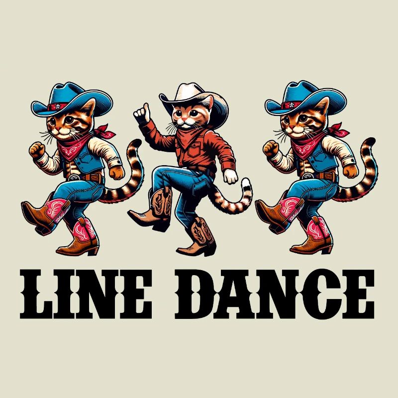 Funny Cats Dancing Line Dance