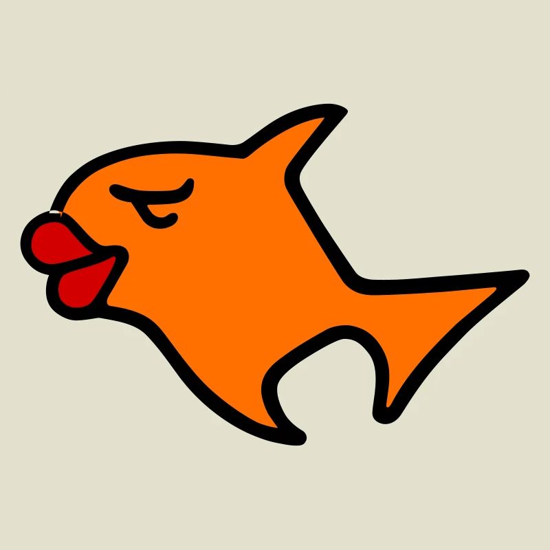 Romantic Fish Illustration