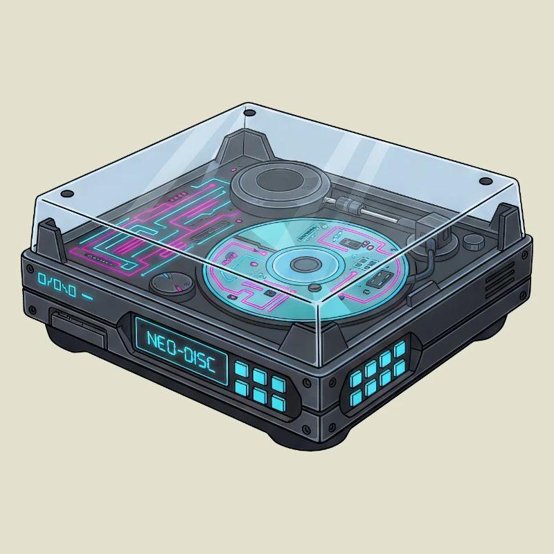 Futuristic Turntable Cool Modern Design