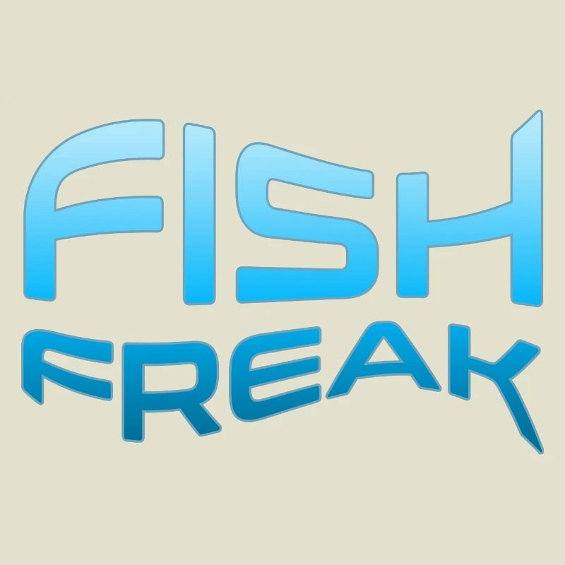FISH FREAK Aquatic Typography