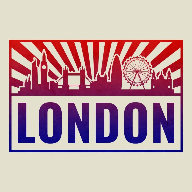 Silhouette de London Gradient