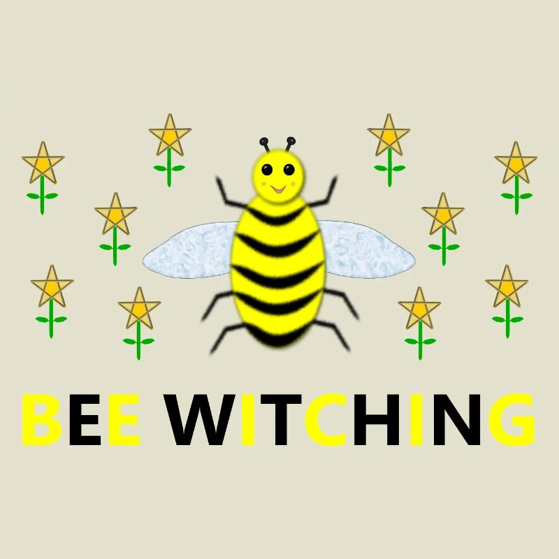 Bee Witching Pagan Bee and Pentacle Daffodils