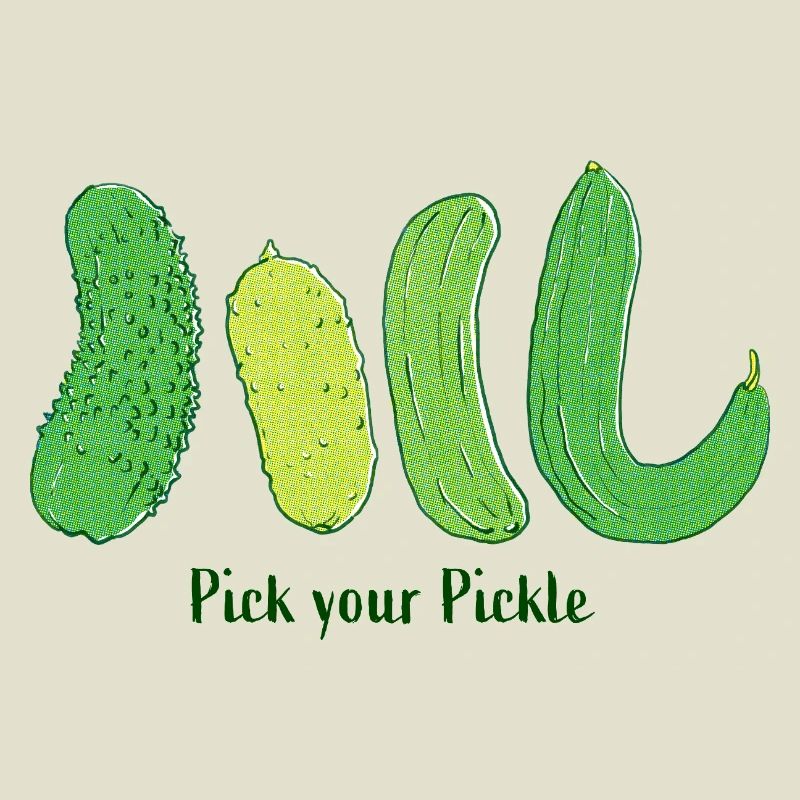 Pick Your Pickle: Grüne Gurkenkunst