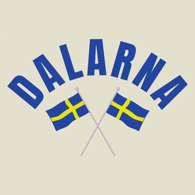 Drapeaux de Dalarna, Suède
