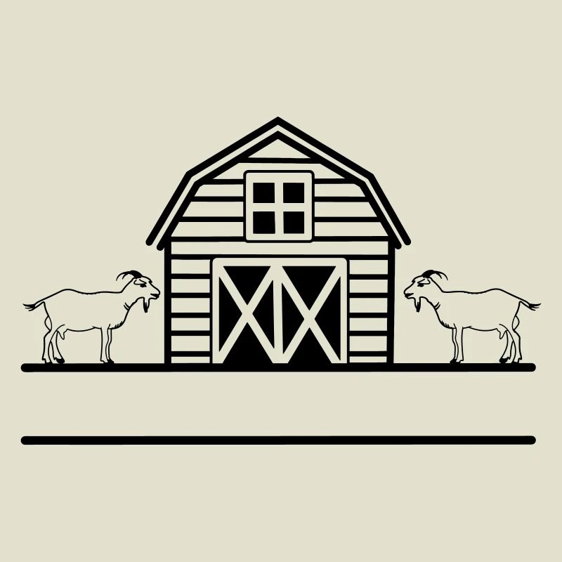 Élevage caprin avec deux chèvres