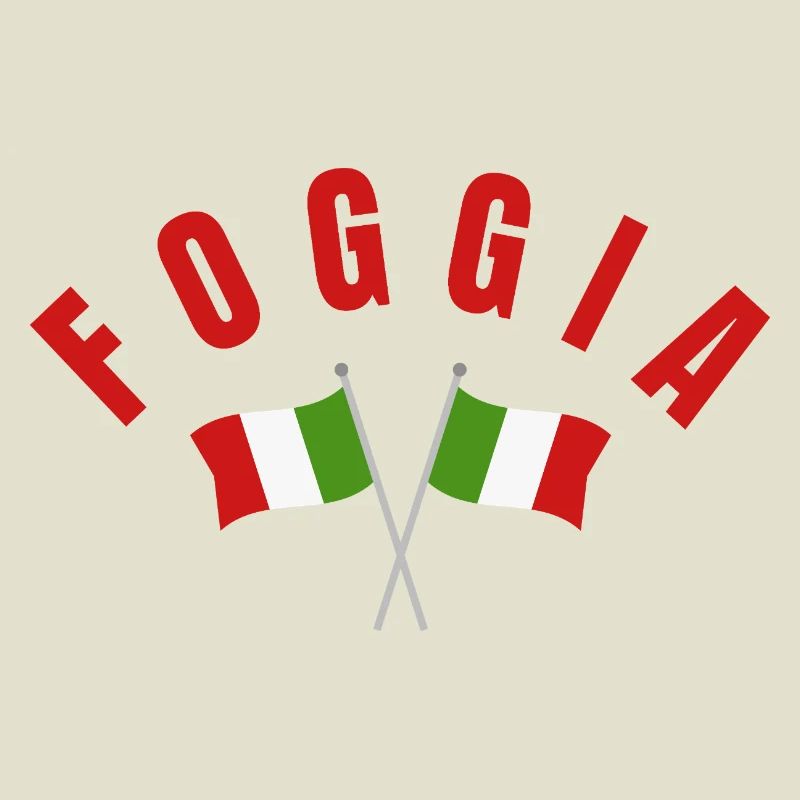 Foggia Crossed Flags Emblem