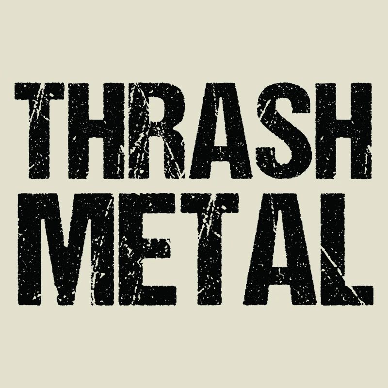 Thrash Metal Bold Typography