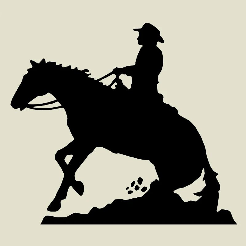 Westernreiten Mann