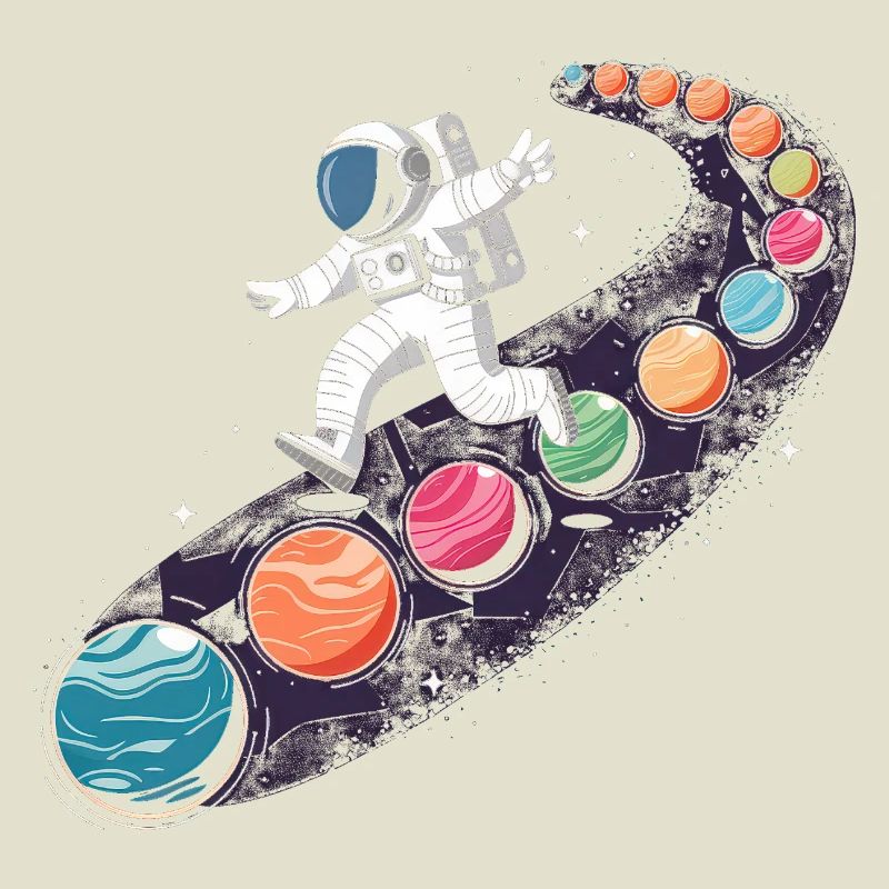 Conception d'astronautes d'aventure spatiale pour enfants