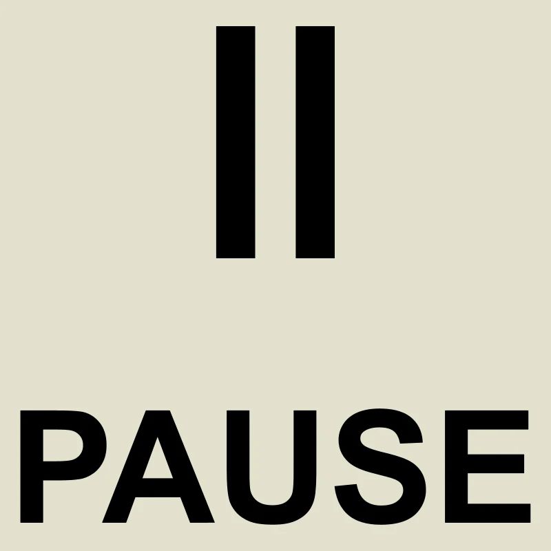 Pause Auszeit Geschenk Statement
