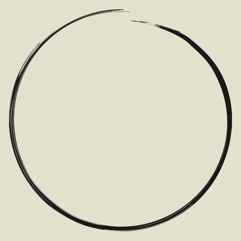 open black circle | Dirty edge
