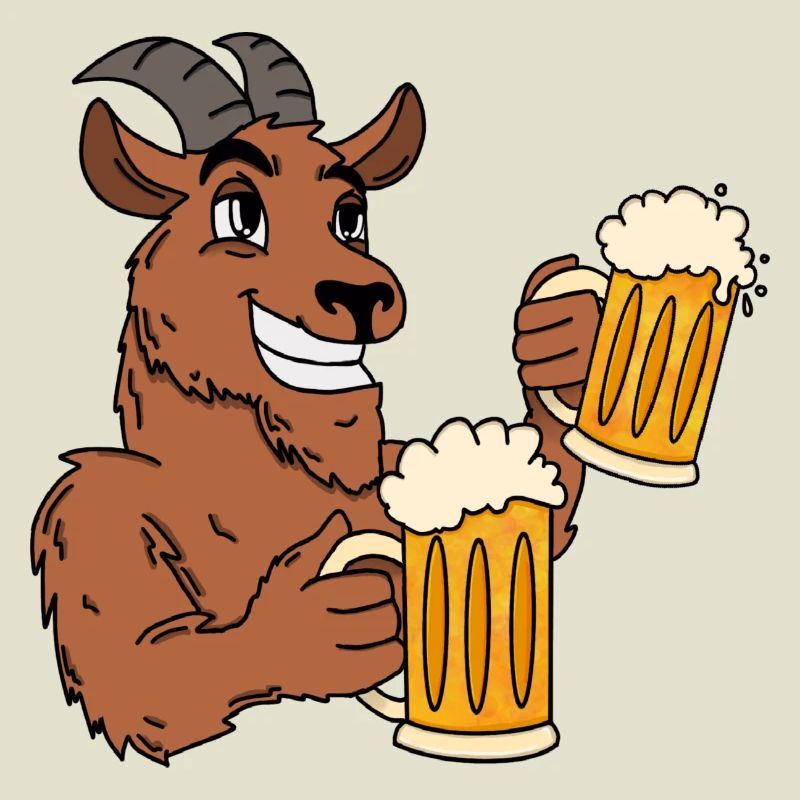 Saufender Bock
