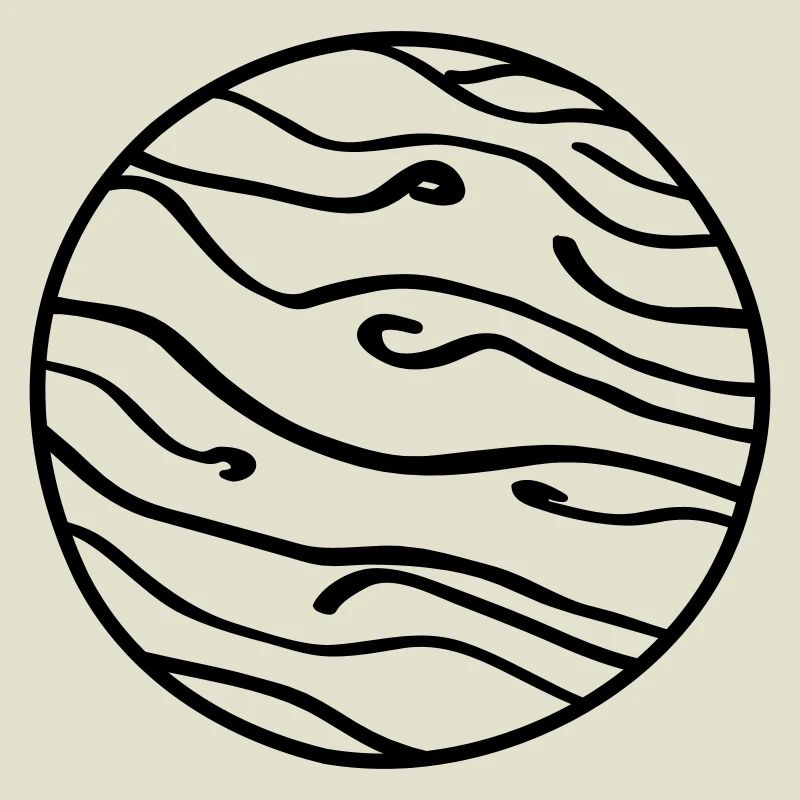 Planète Doodle de l’espace