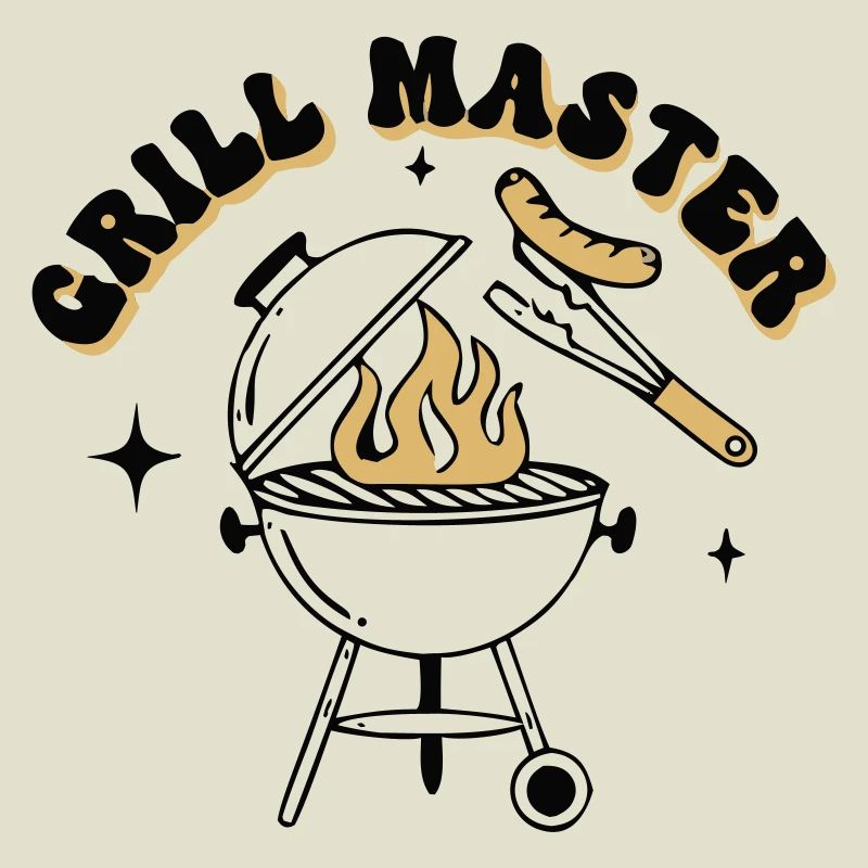 Funny Grill Master BBQ Dad