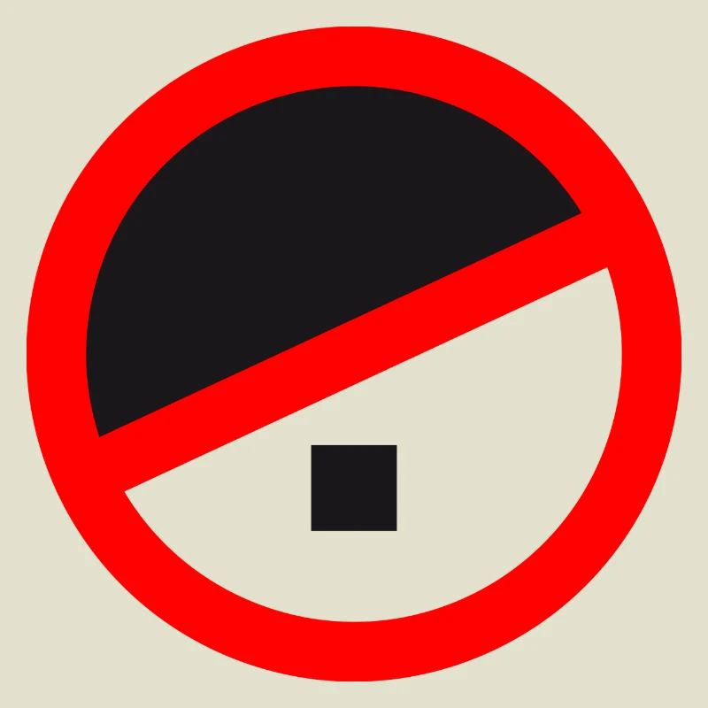 circulaire rond adolf interdit non no racism logo text d