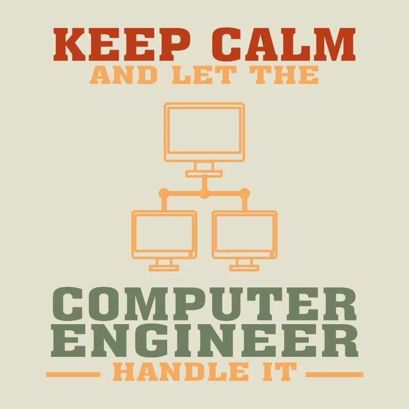 Bestseller Computer Engineer Tshirt, Keep Calm