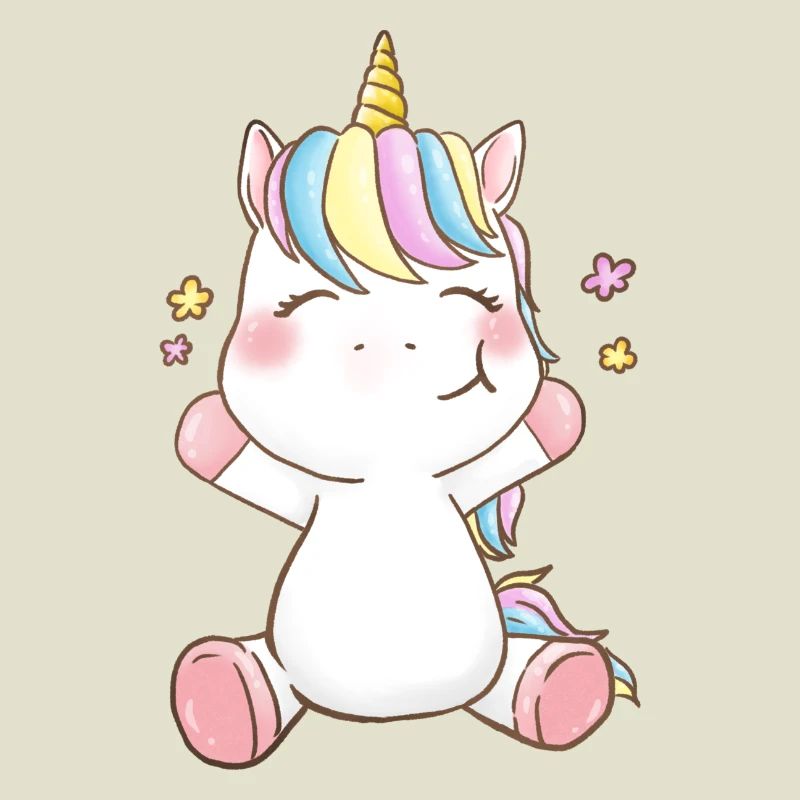 Fröhliches Einhorn