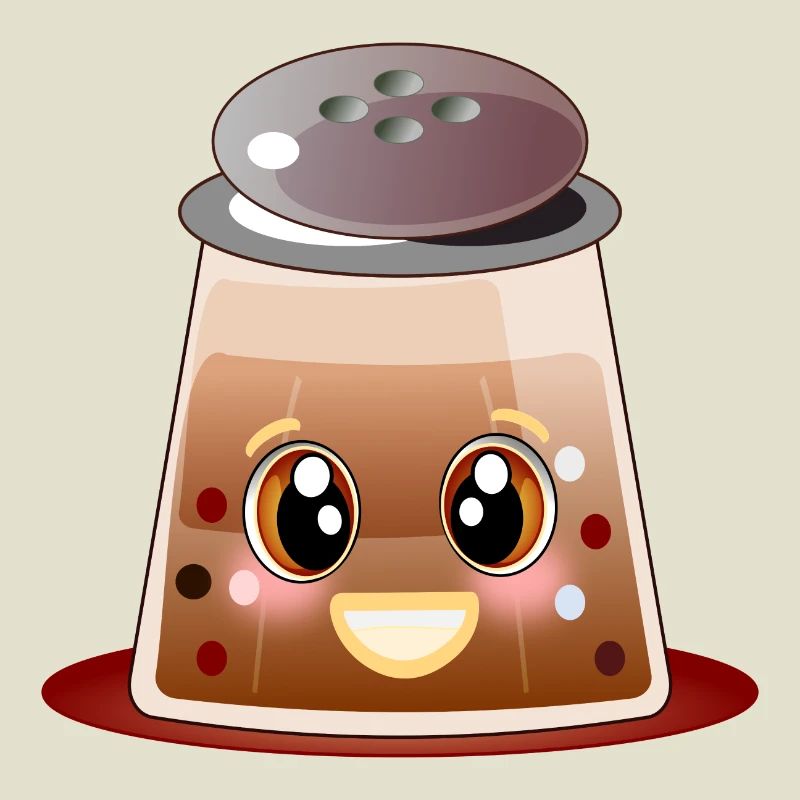 Kawaii Pfeffer - Pfefferkörner - Pfefferstreuer