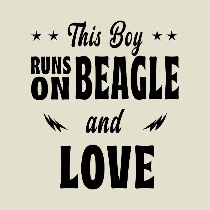This boy beagle design