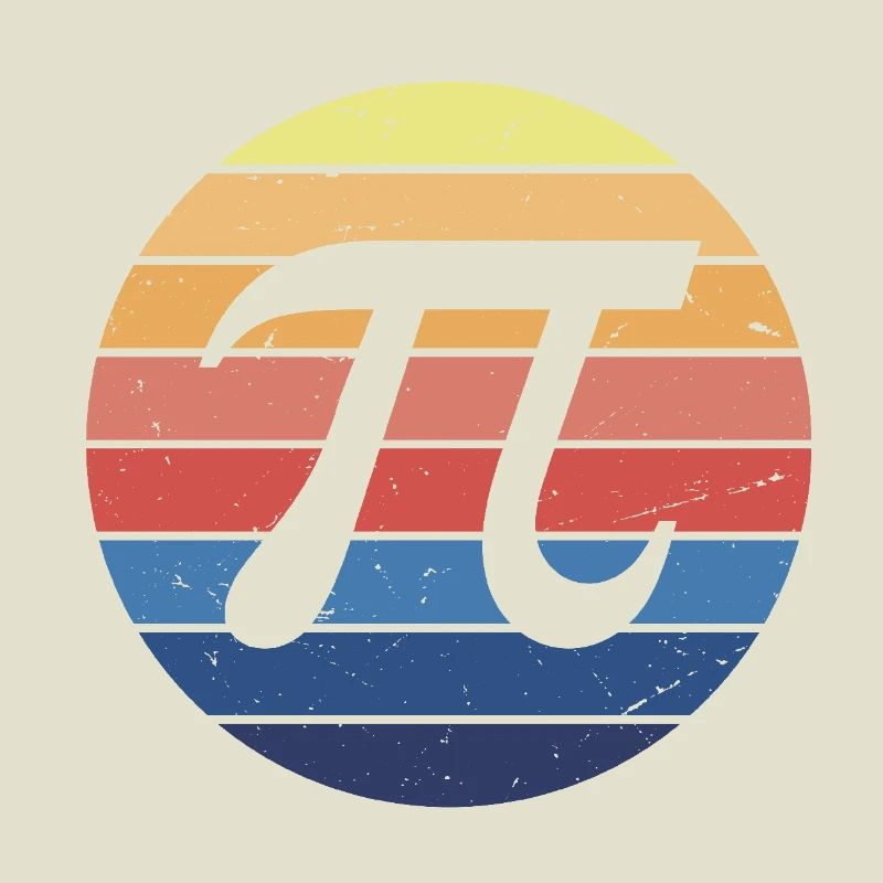 Math Pi Retro